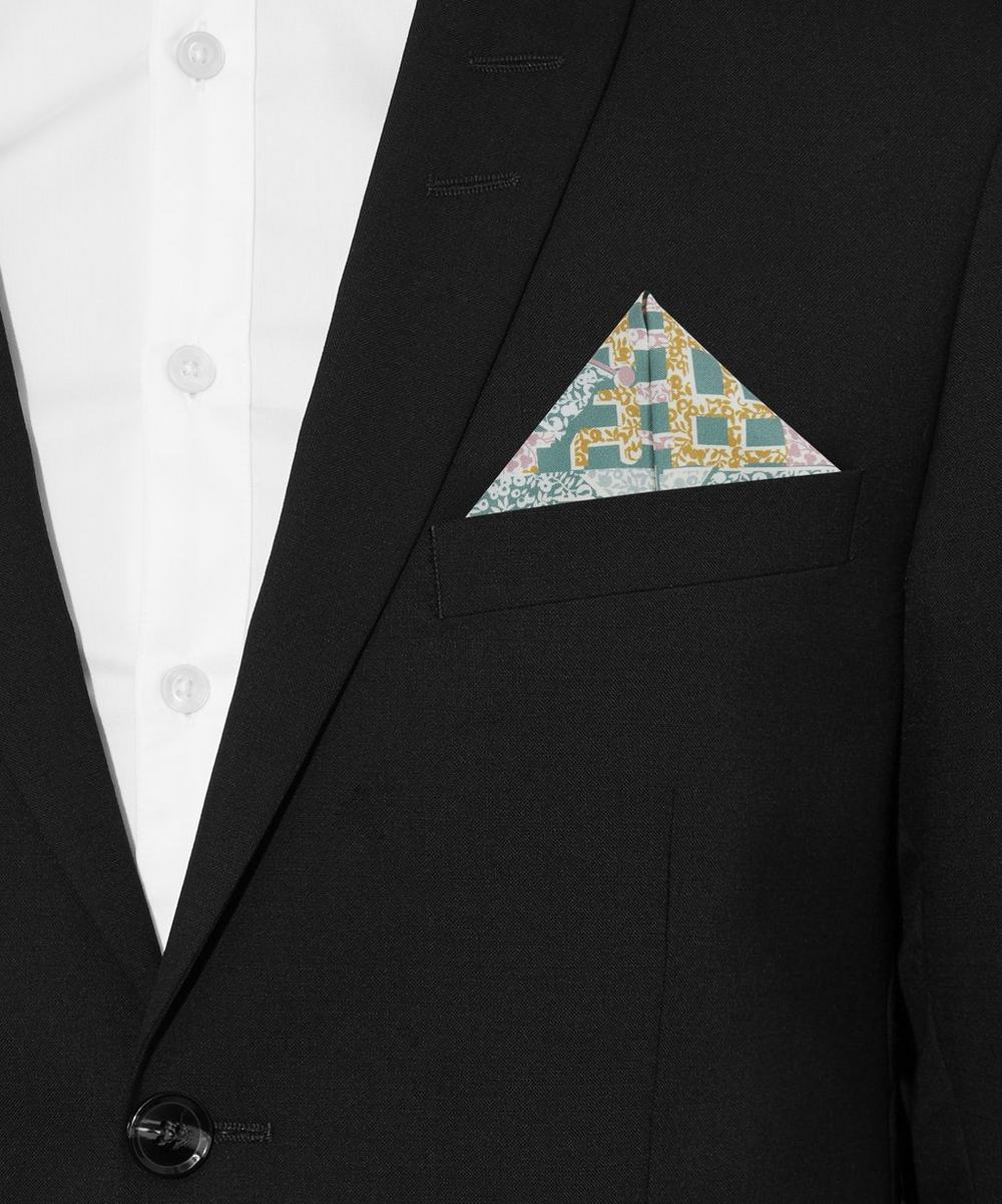 liberty london Liberty Tudor Silk Pocket Square