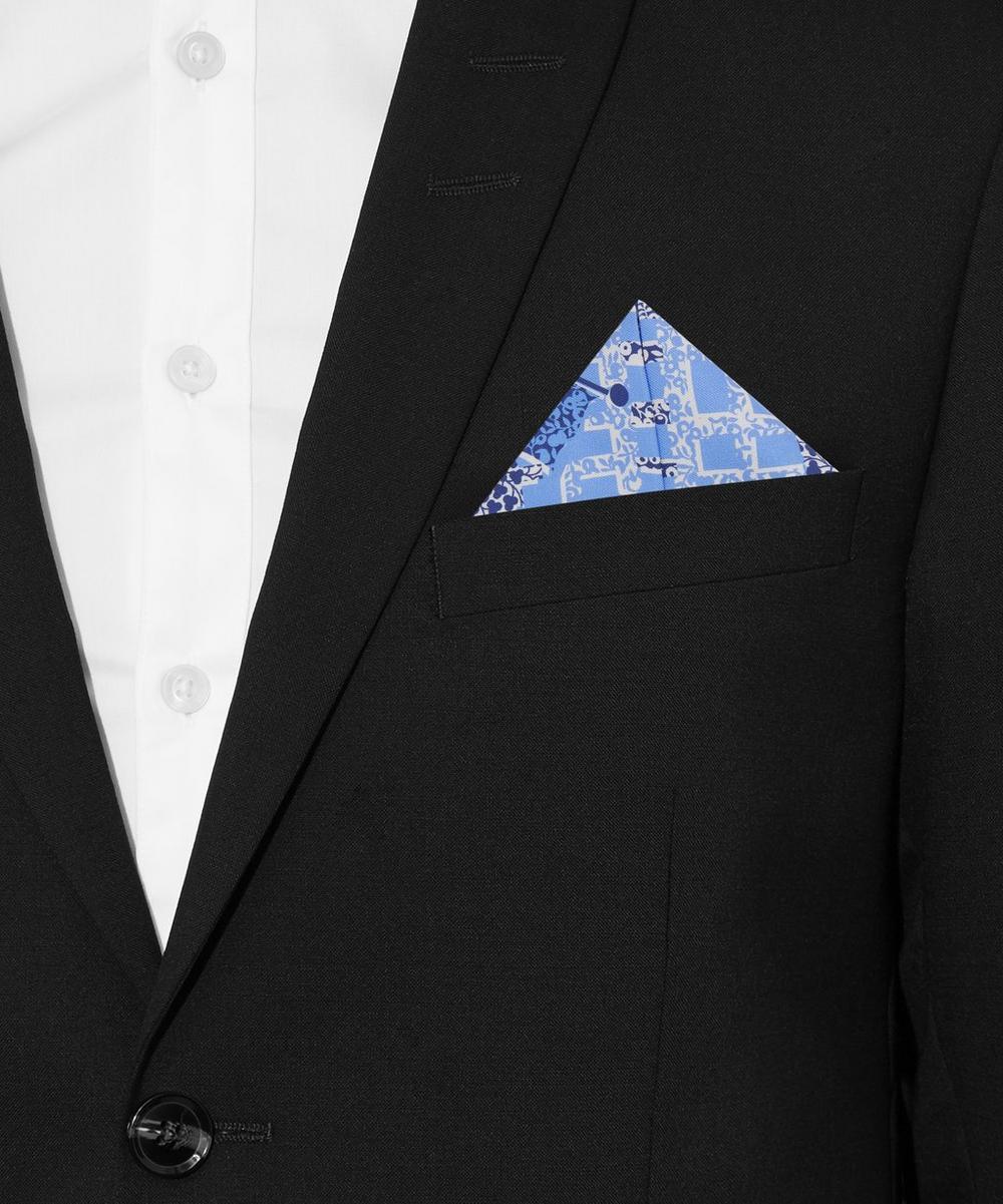 liberty london Liberty Tudor Silk Pocket Square