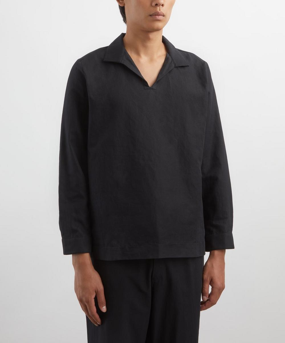 Liberty London Marané El Abrazo Black Cotton Shirt