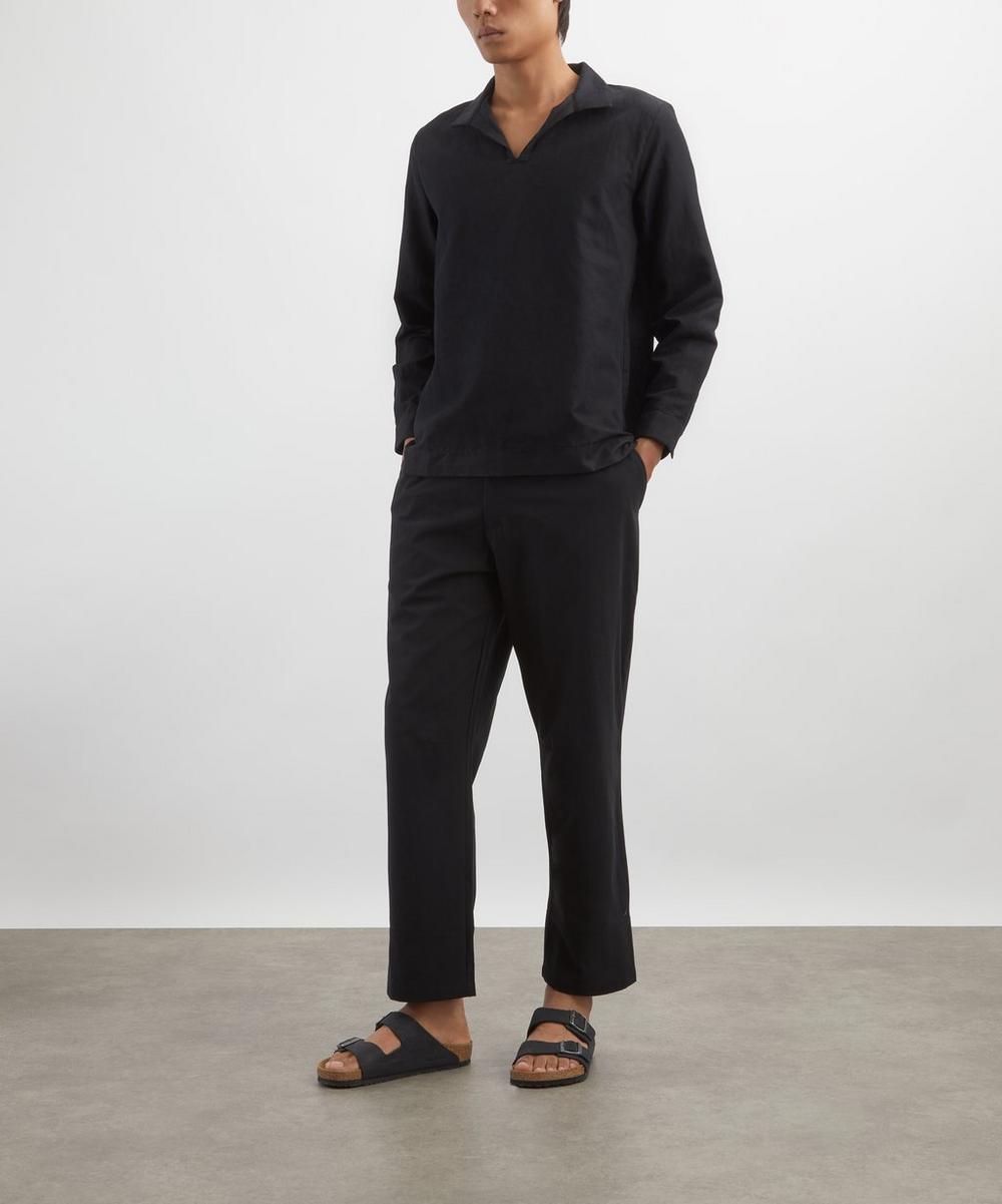 liberty london Marané El Abrazo Black Cotton Shirt