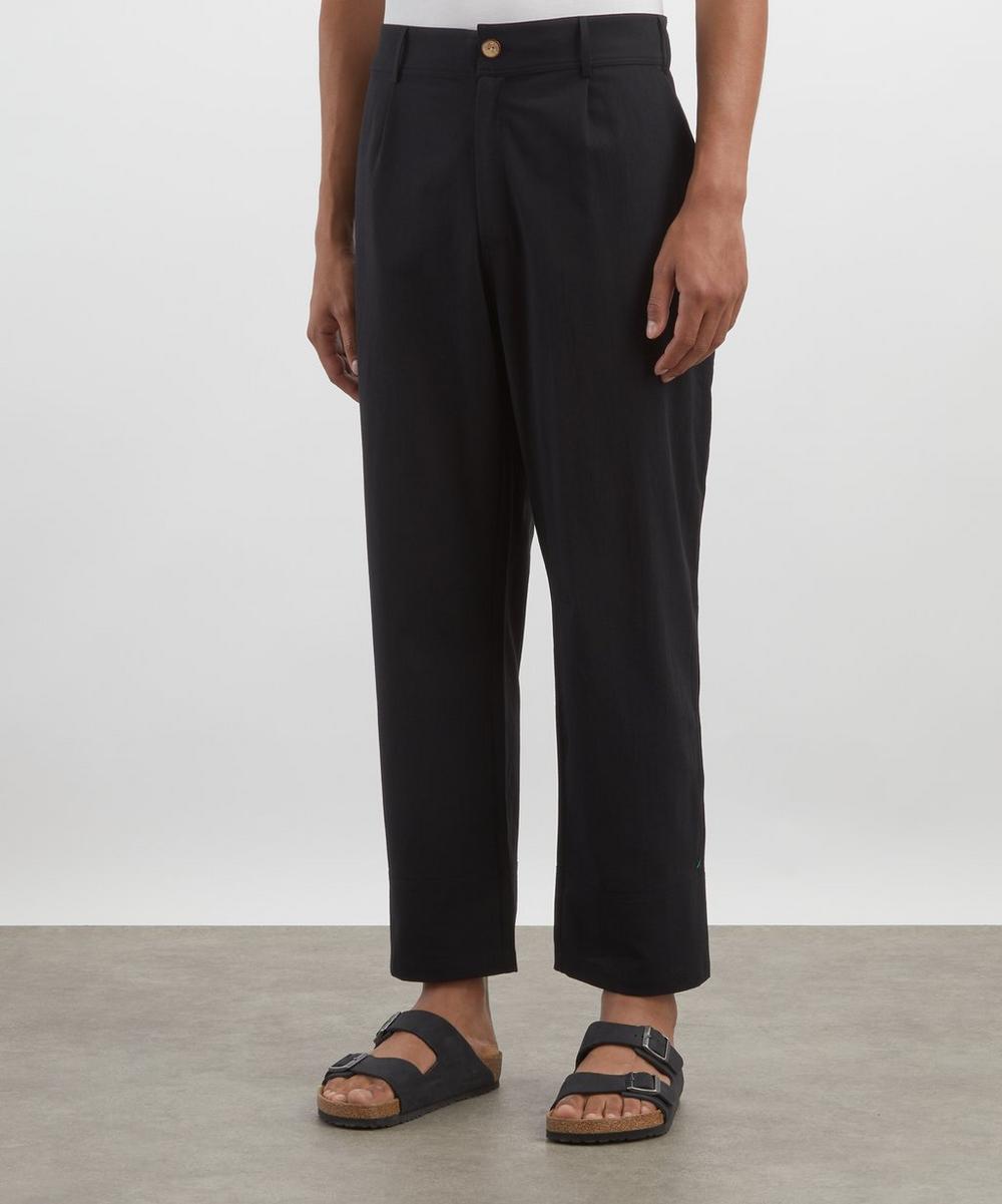 Liberty London Marané Navy El Tony Cotton Trousers