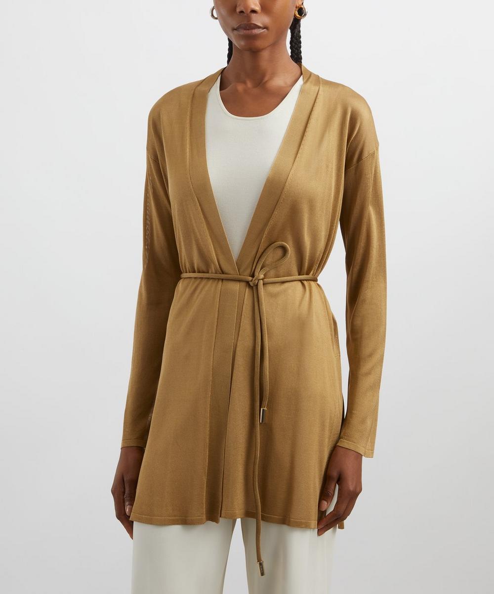 Liberty London Max Mara Danza Midi Wrap Cardigan