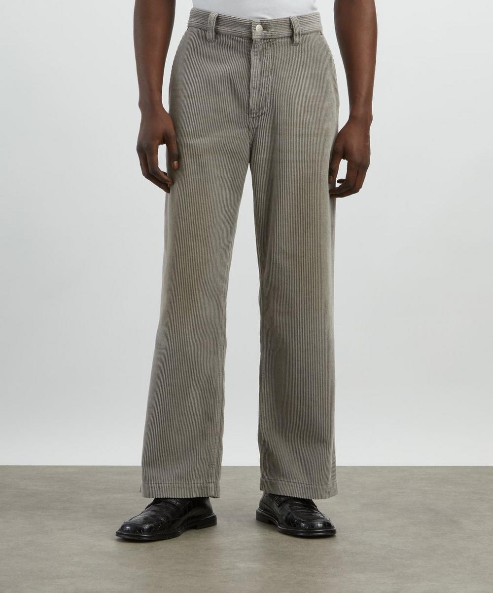 Liberty London Mfpen Stained Grey Cord Trousers