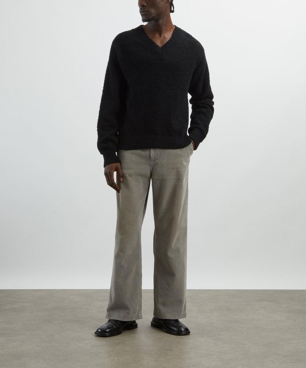 liberty london mfpen Stained Grey Cord Trousers