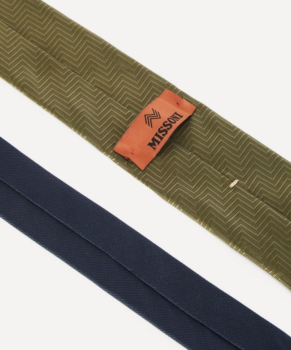 liberty london Missoni Chevron Zig-Zag Silk Tie