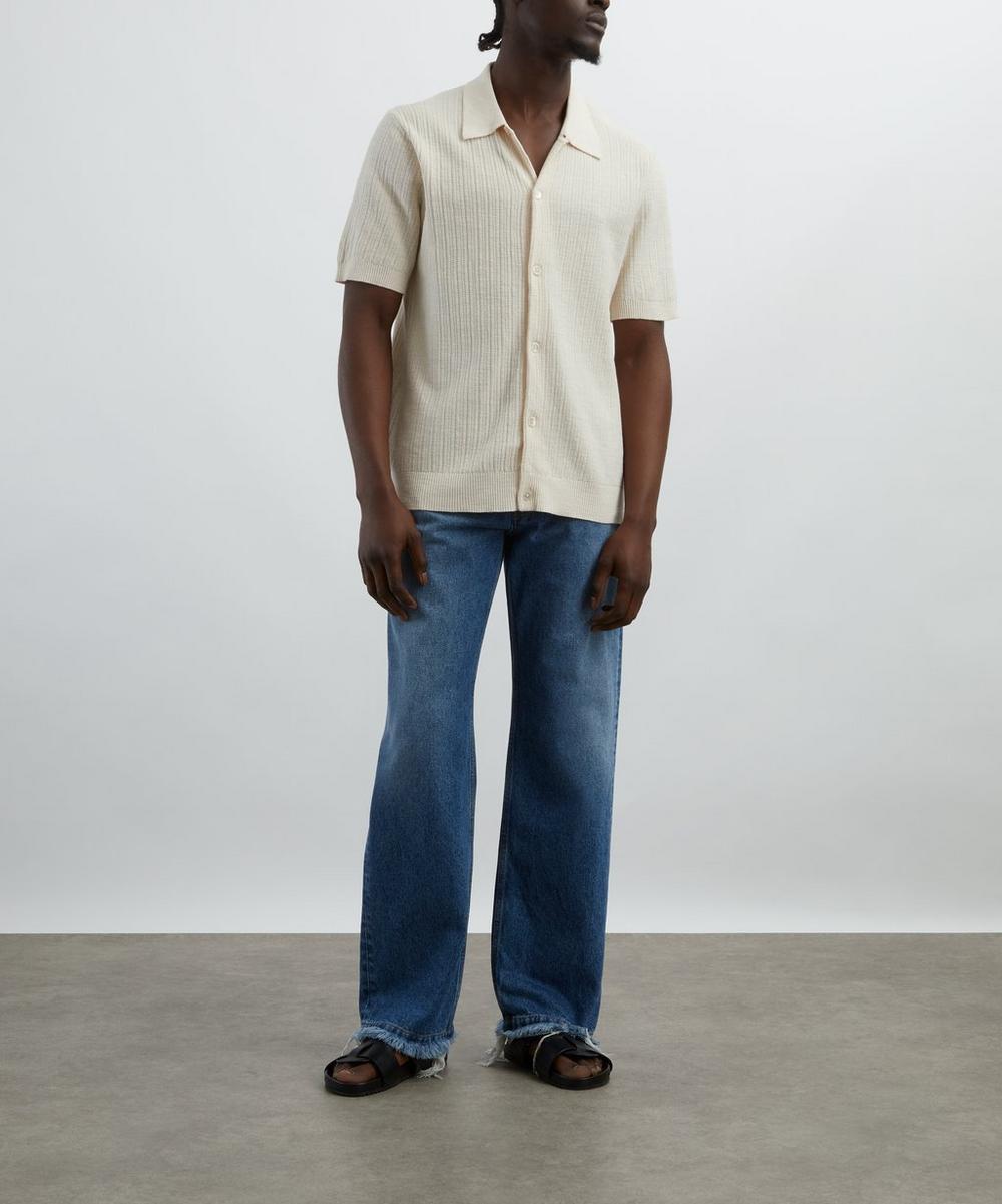 liberty london Nolan Ribbed Polo