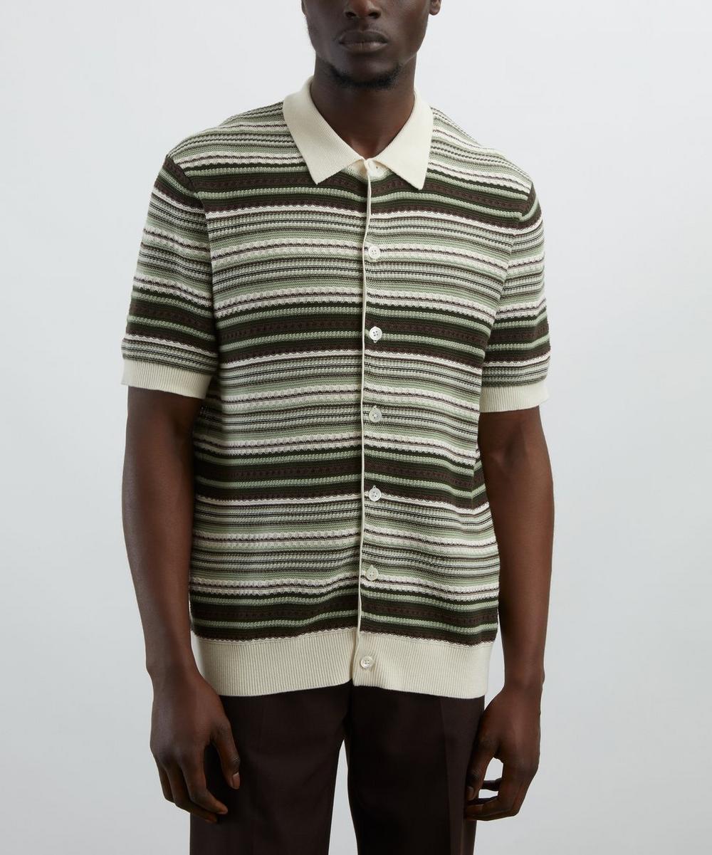 Liberty London Nolan Textured Cardigan Polo