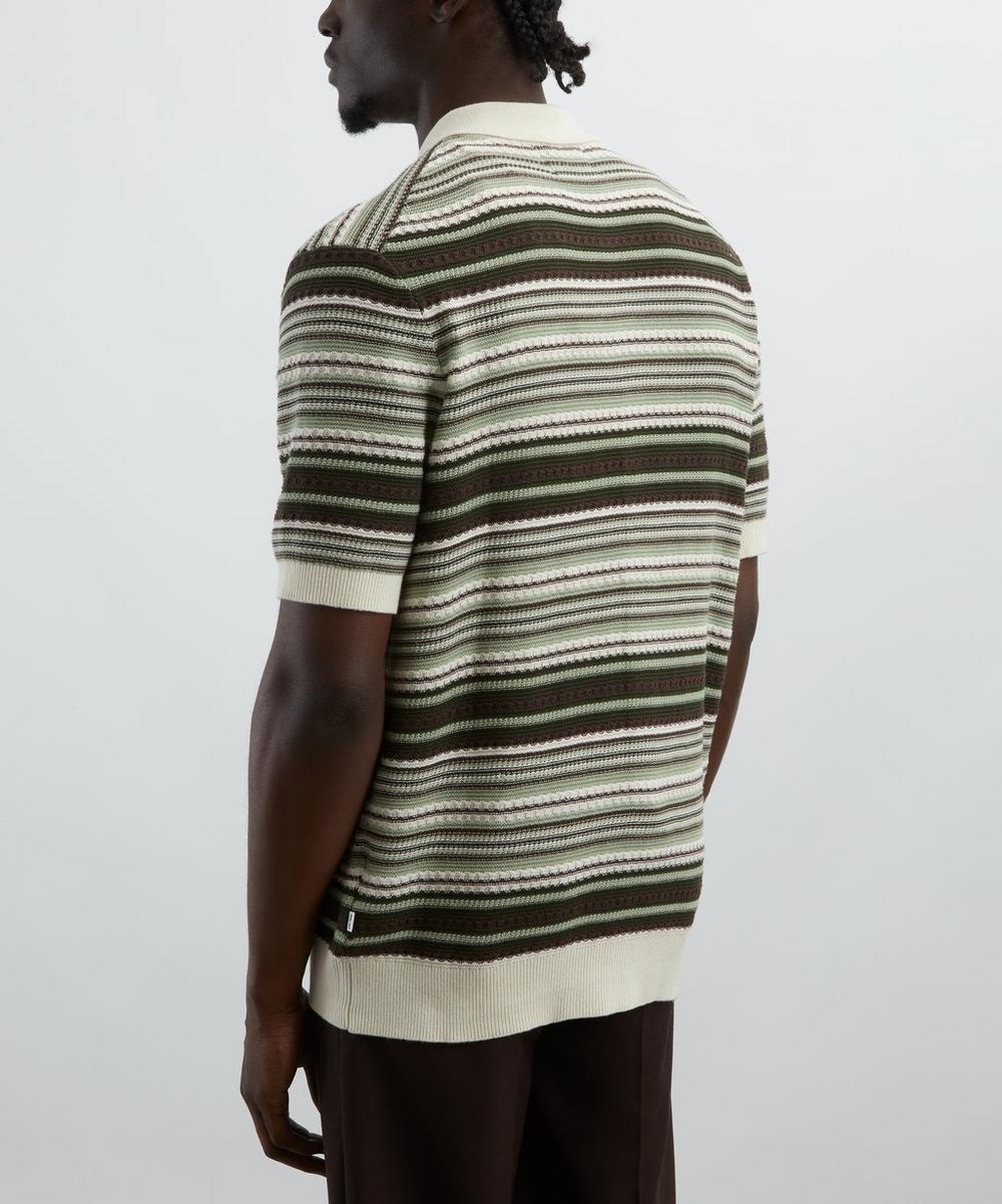 Liberty London Nolan Textured Cardigan Polo