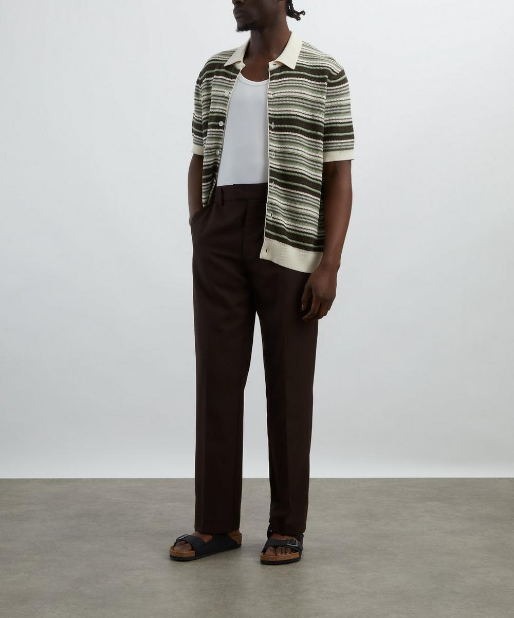 liberty london Nolan Textured Cardigan Polo