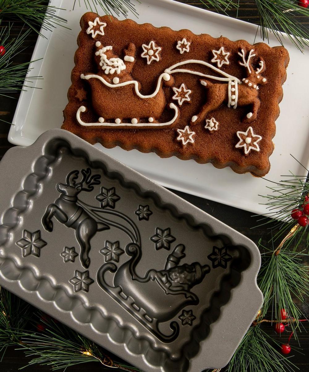 liberty london Nordic Ware Santa’s Sleigh Loaf Pan