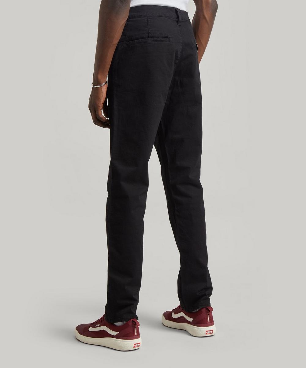 Liberty London Nudie Jeans Easy Alvin Black Chinos