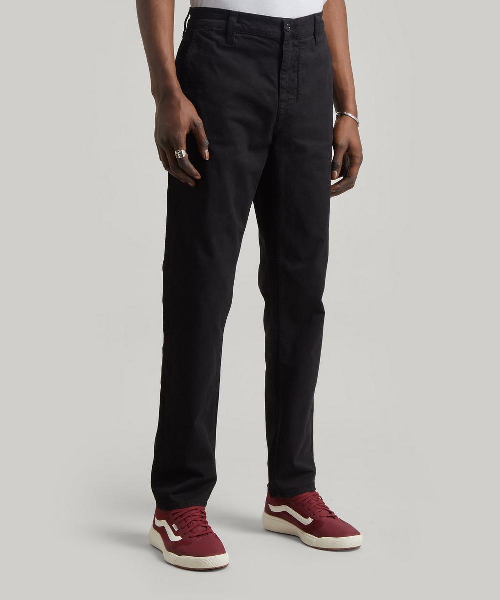 liberty london Nudie Jeans Easy Alvin Black Chinos