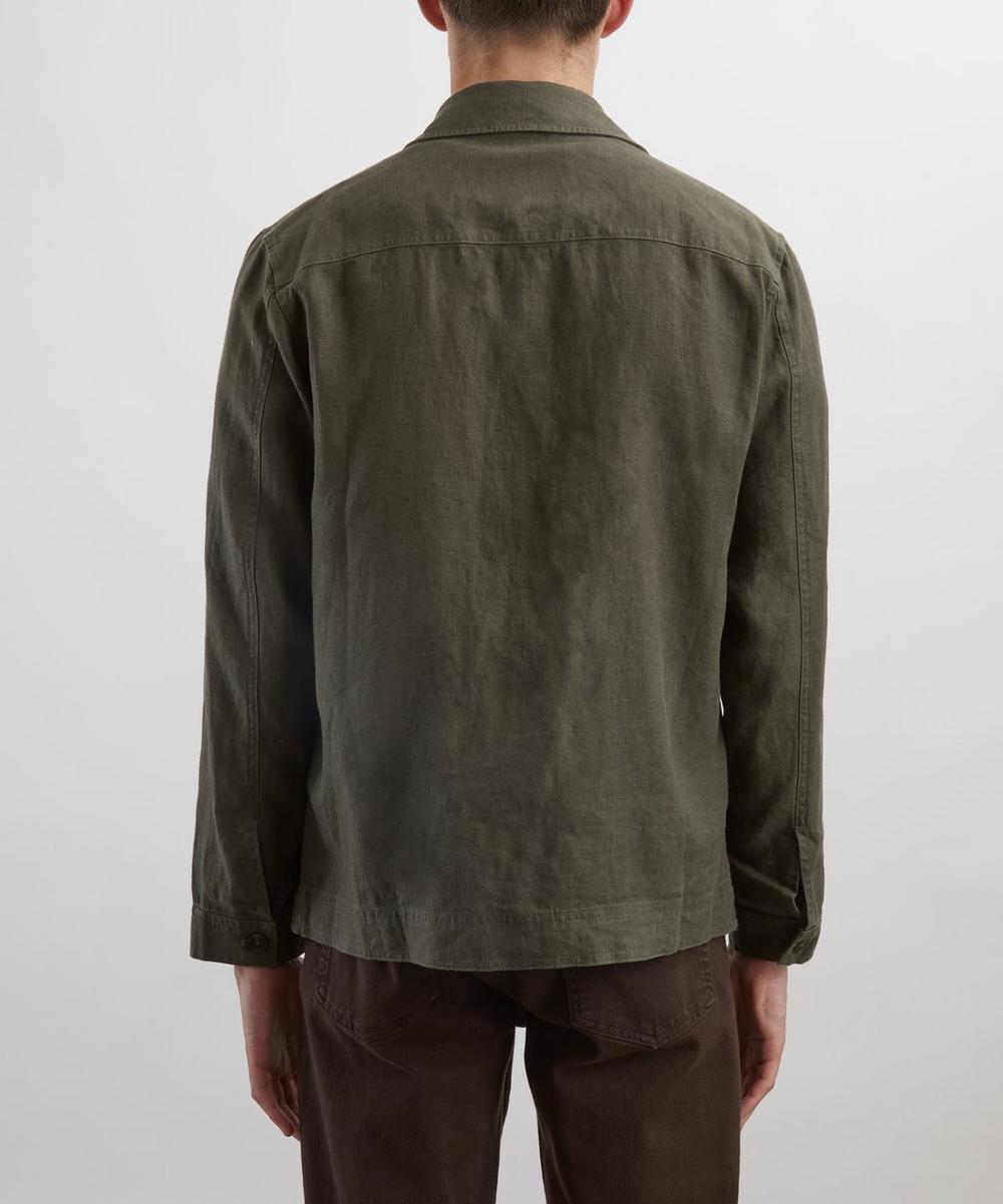 Liberty London Olav Linen Workwear Overshirt