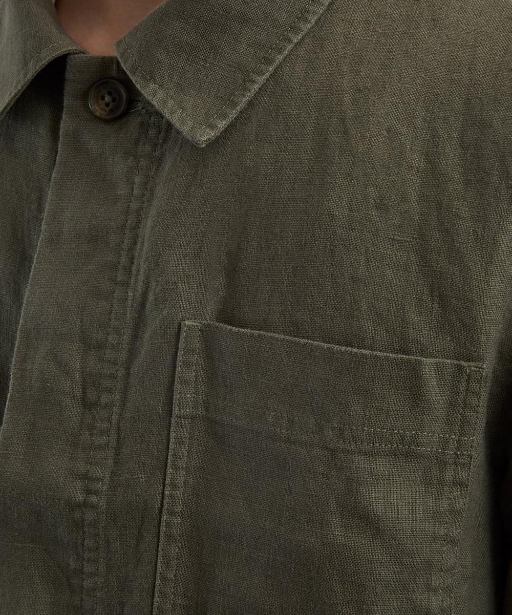 Liberty London Olav Linen Workwear Overshirt