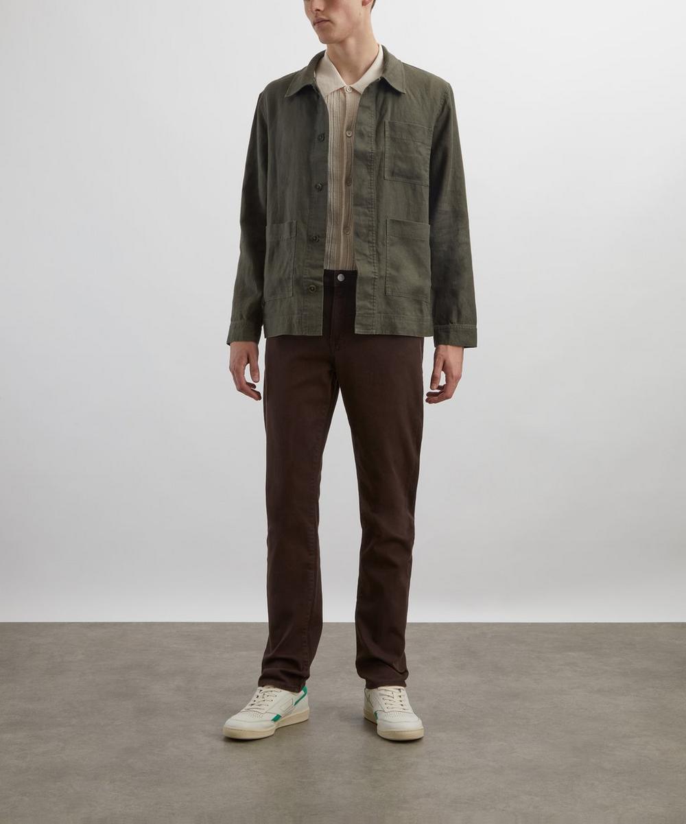 liberty london Olav Linen Workwear Overshirt