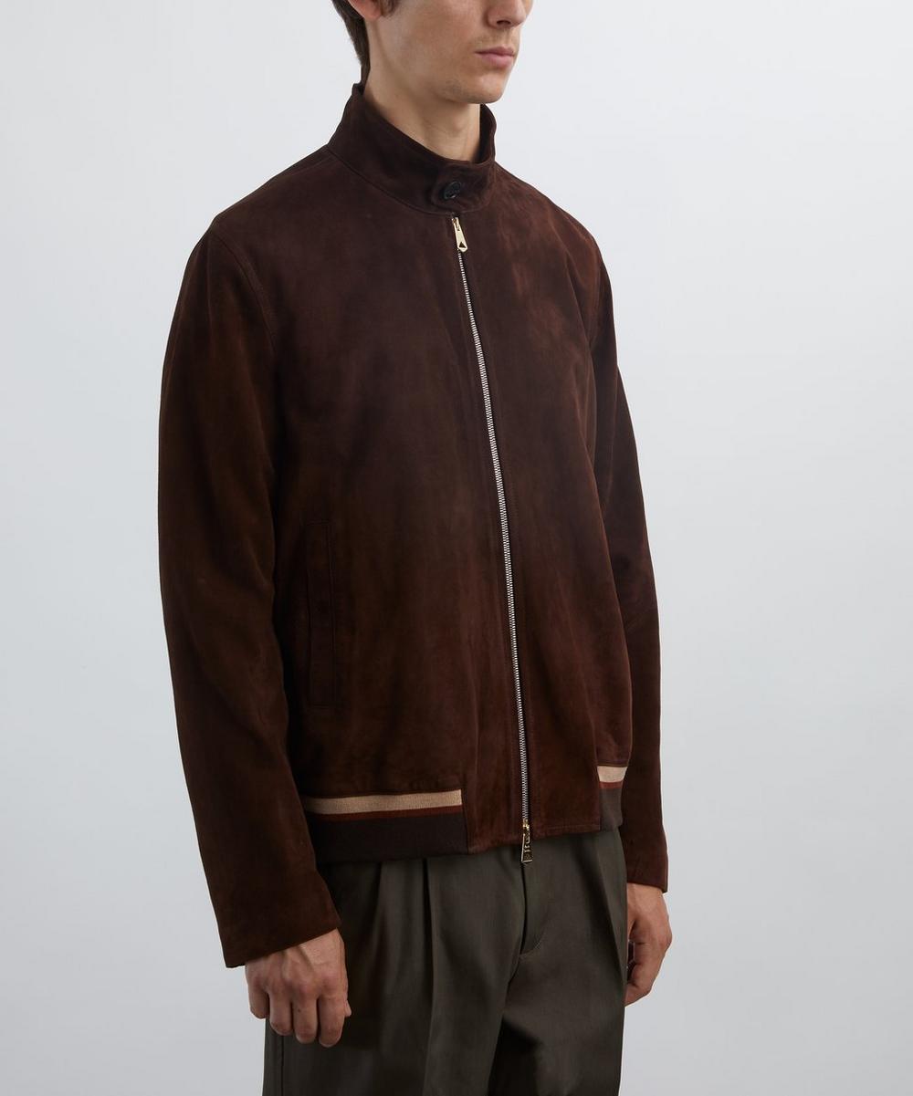 Liberty London Paul Smith Burgundy Suede Jacket