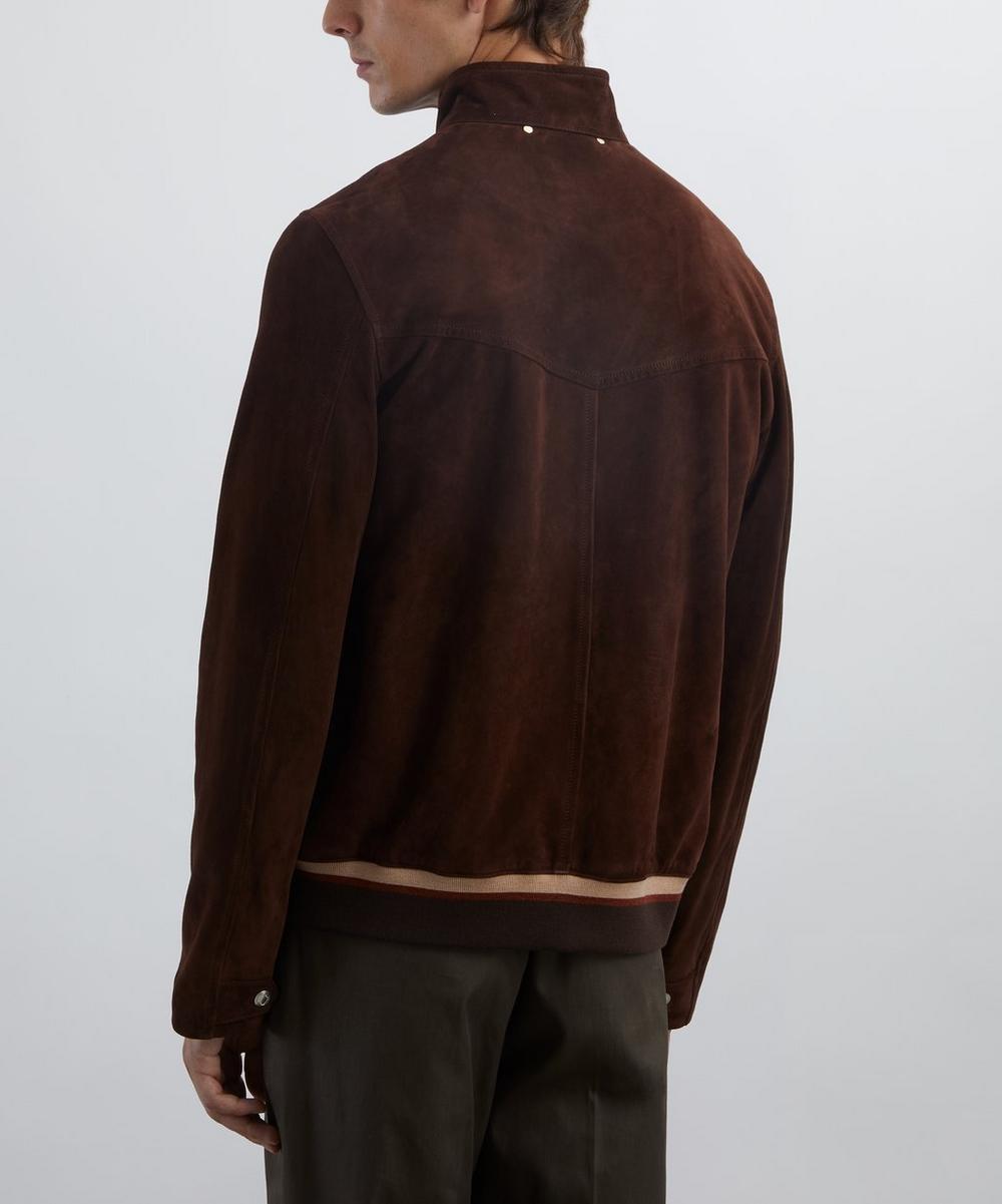 Liberty London Paul Smith Burgundy Suede Jacket