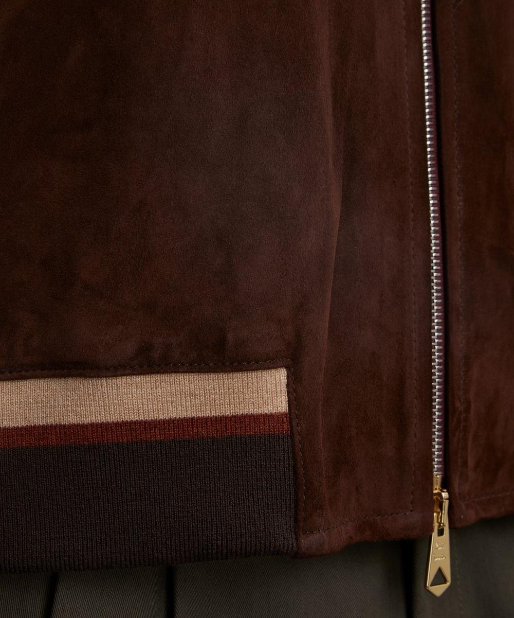 Liberty London Paul Smith Burgundy Suede Jacket