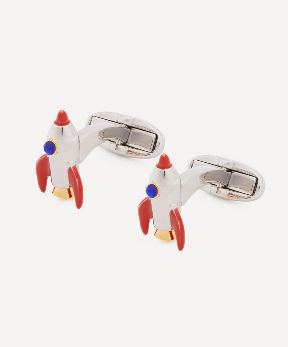 liberty london Paul Smith Rocket Ship Cufflinks