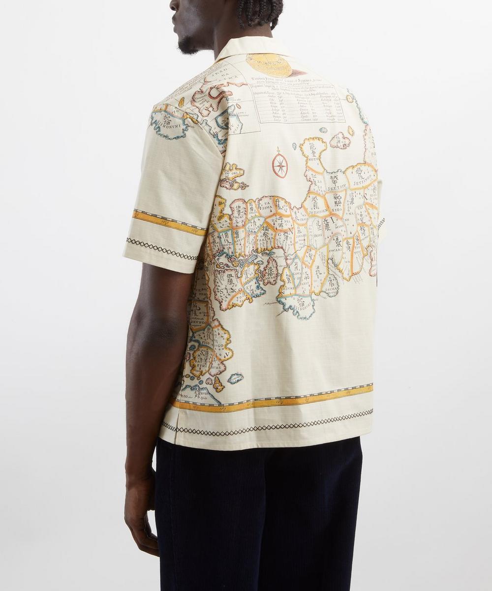 Liberty London Percival Ex Libris Cuban Shirt