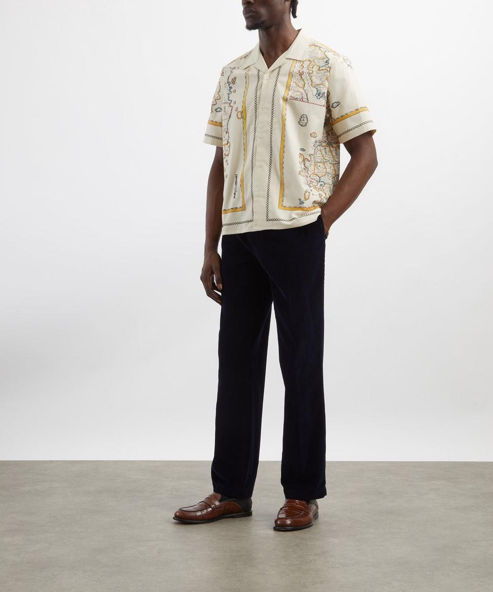 liberty london Percival Ex Libris Cuban Shirt