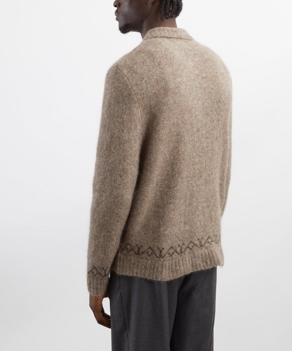 Liberty London Percival Novel Collared Cardigan