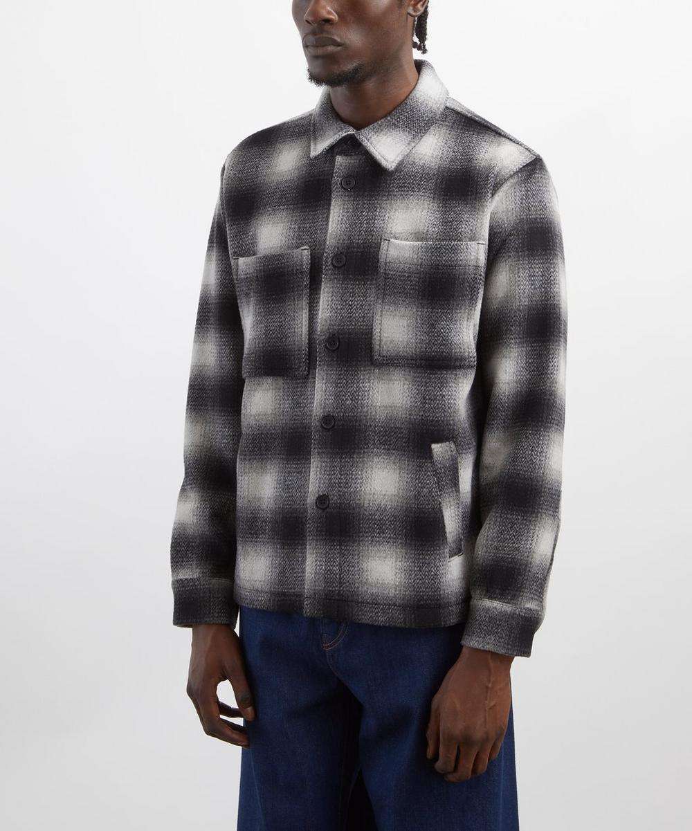Liberty London Percival Wool Check Overshirt