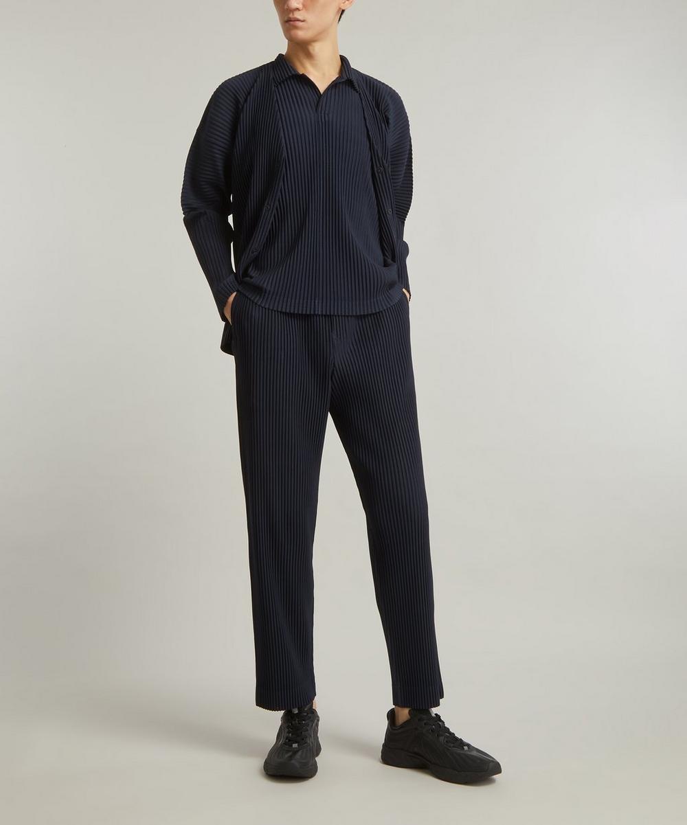 liberty london Pleated Polo Shirt