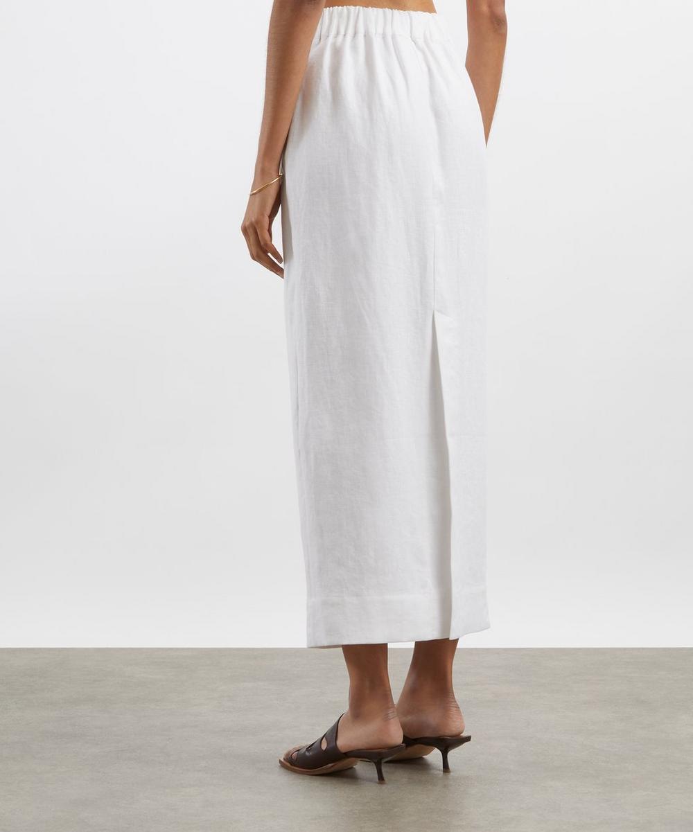 Liberty London Posse Emma Linen Pencil Skirt