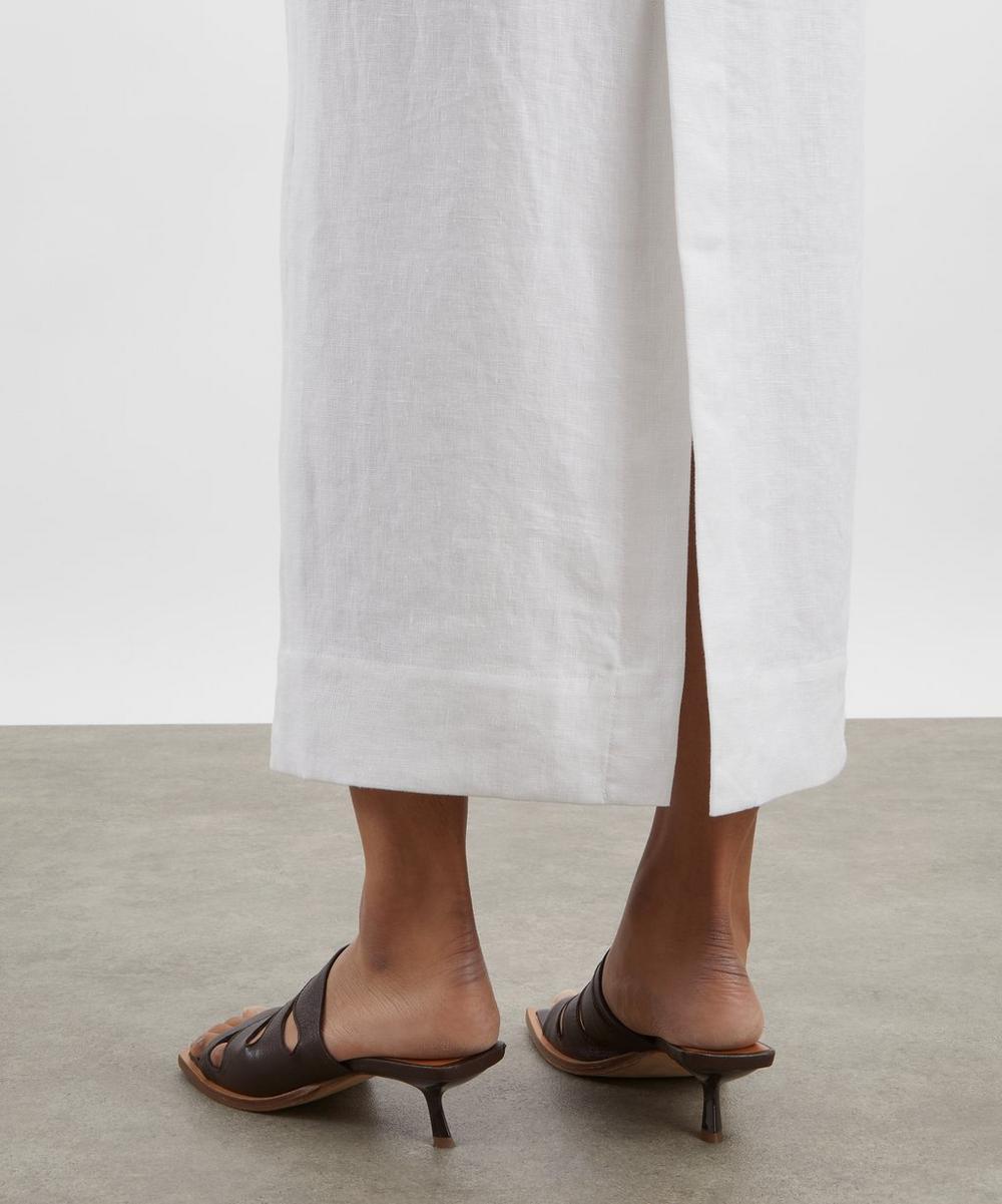 Liberty London Posse Emma Linen Pencil Skirt