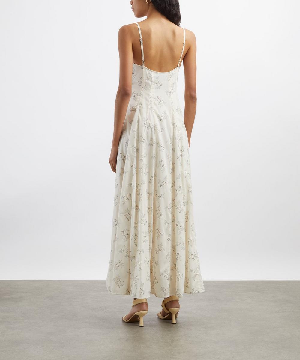 Liberty London Posse Paloma Blue Blooms Maxi Dress