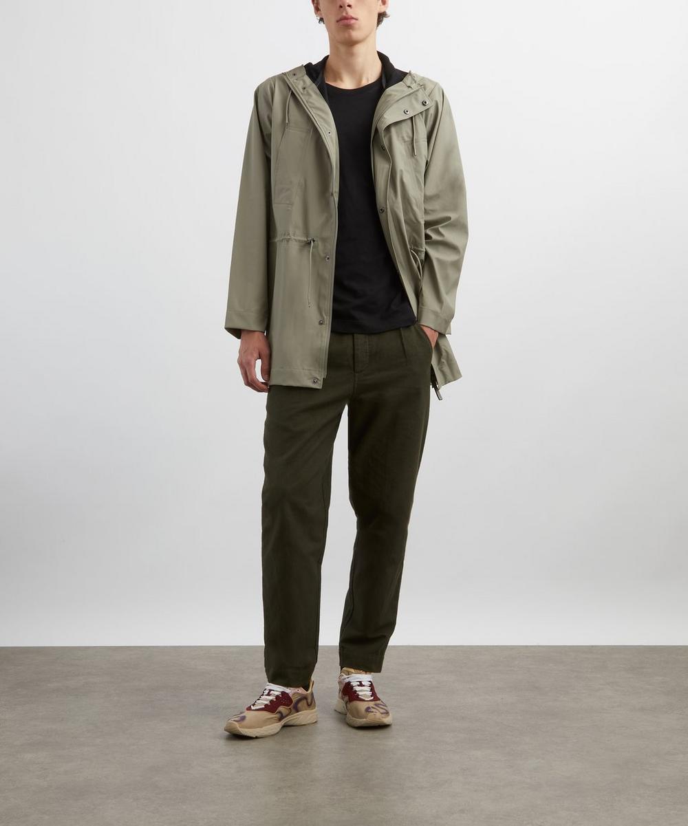 liberty london RAINS Belted Long Jacket