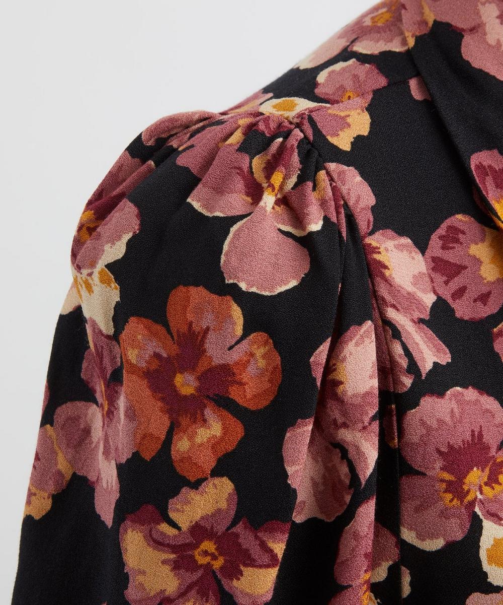 Liberty London Reformation Joelle Pansies Top