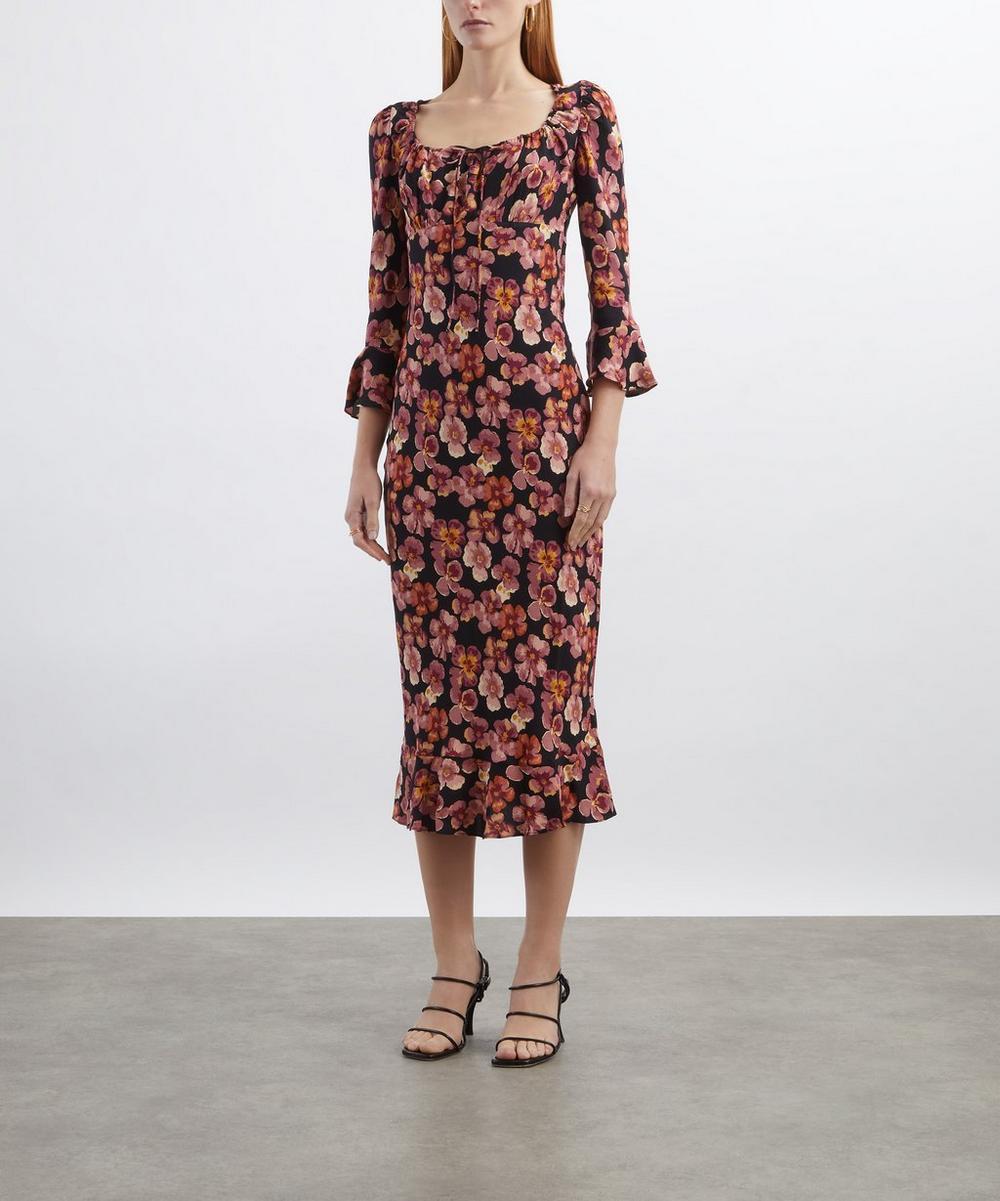 Liberty London Reformation Kiley Floral Midi Dress