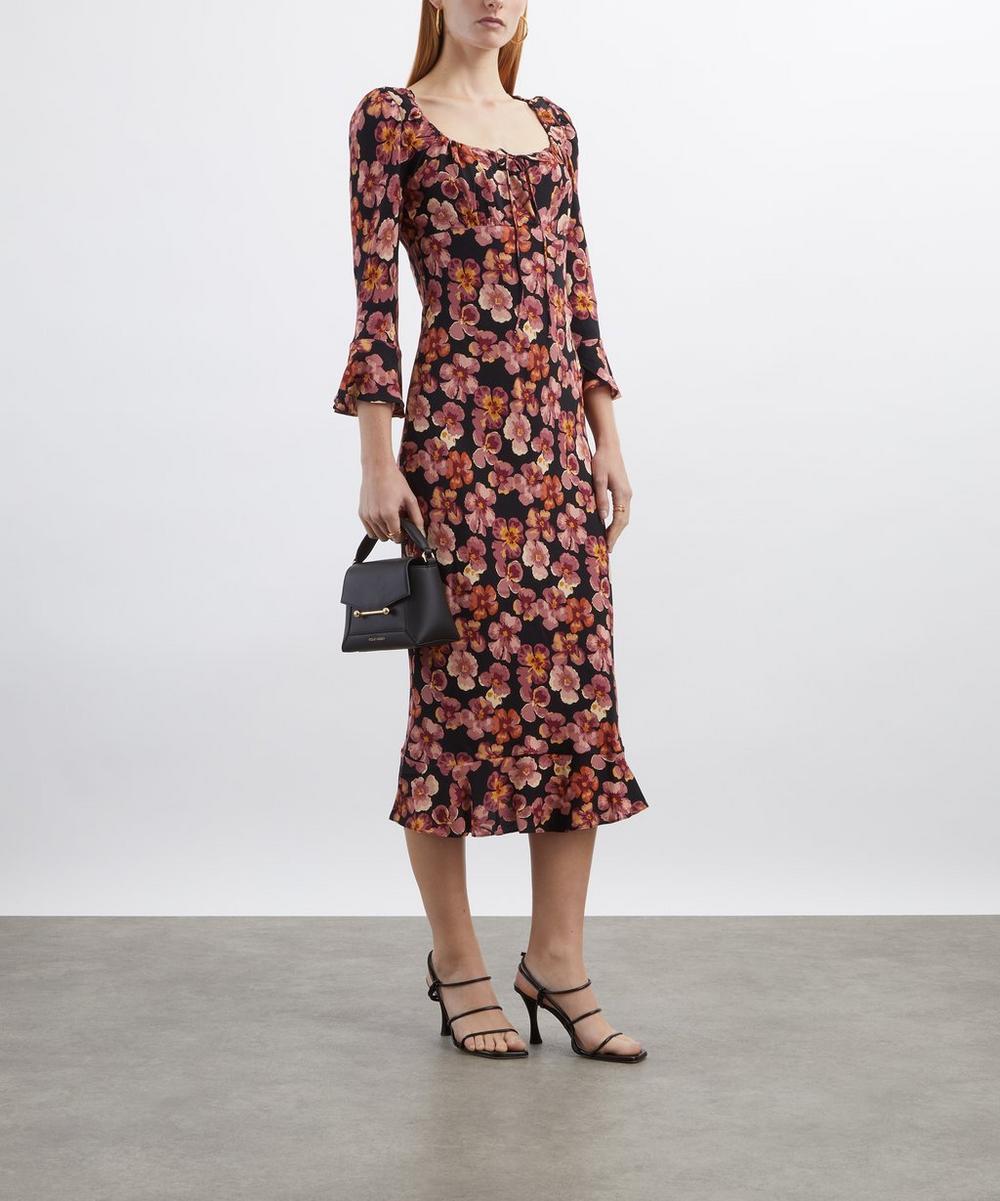 liberty london Reformation Kiley Floral Midi Dress