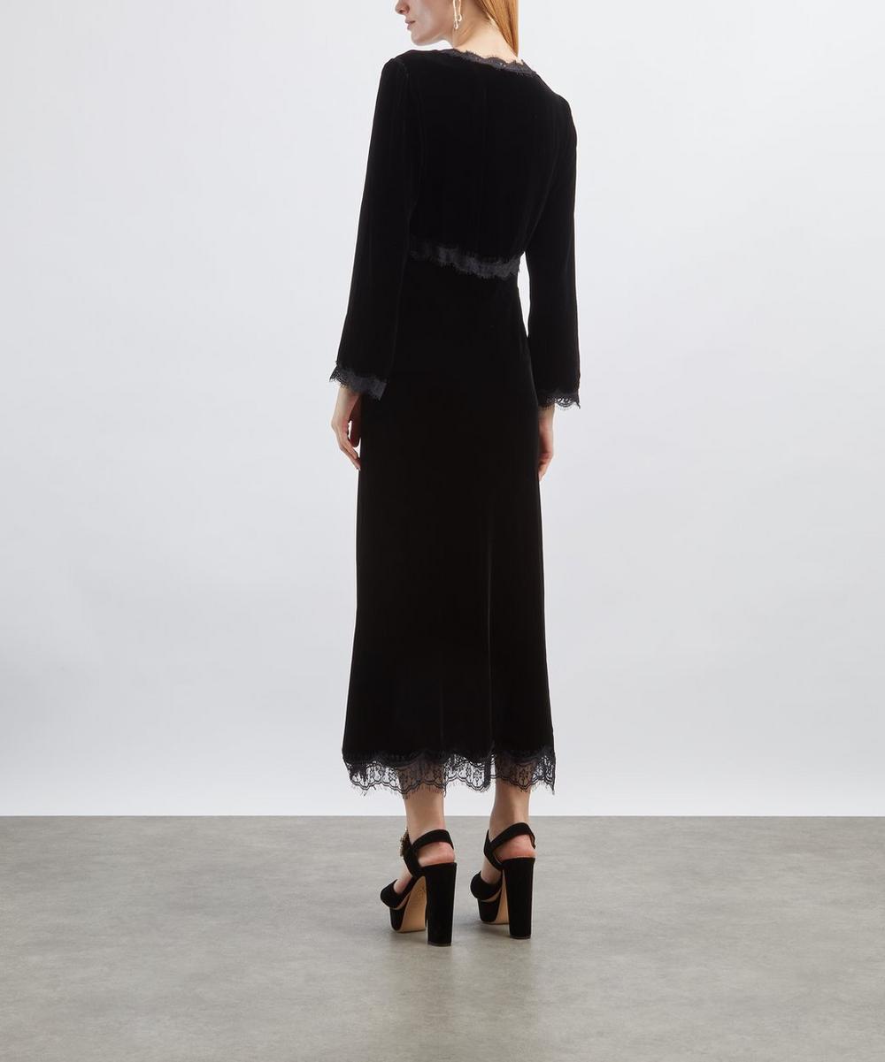 Liberty London RIXO Alessi Velvet Dress