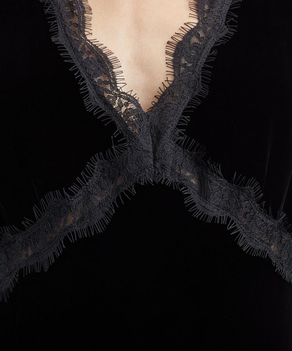 Liberty London RIXO Alessi Velvet Dress