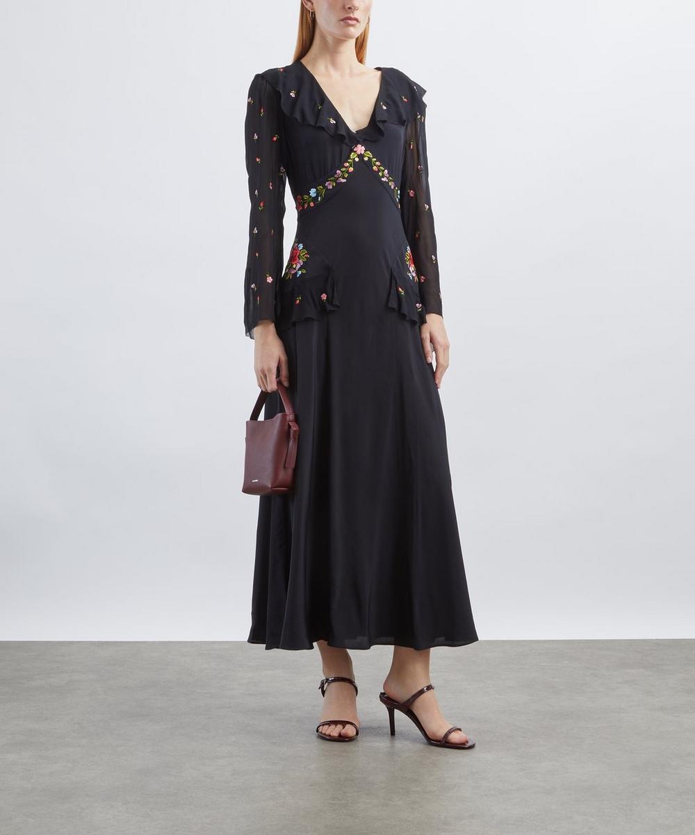 liberty london RIXO Cedar Silk Dress