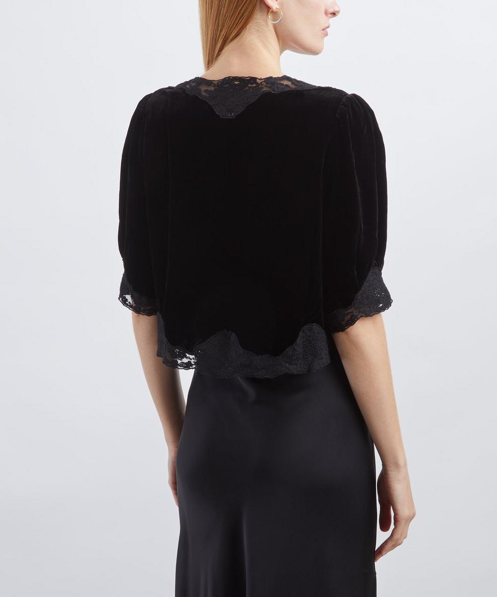 Liberty London RIXO Ursula Silk-Velvet Top