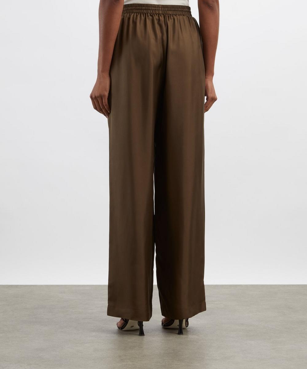 Liberty London Róhe Silk Wide-Leg Trousers
