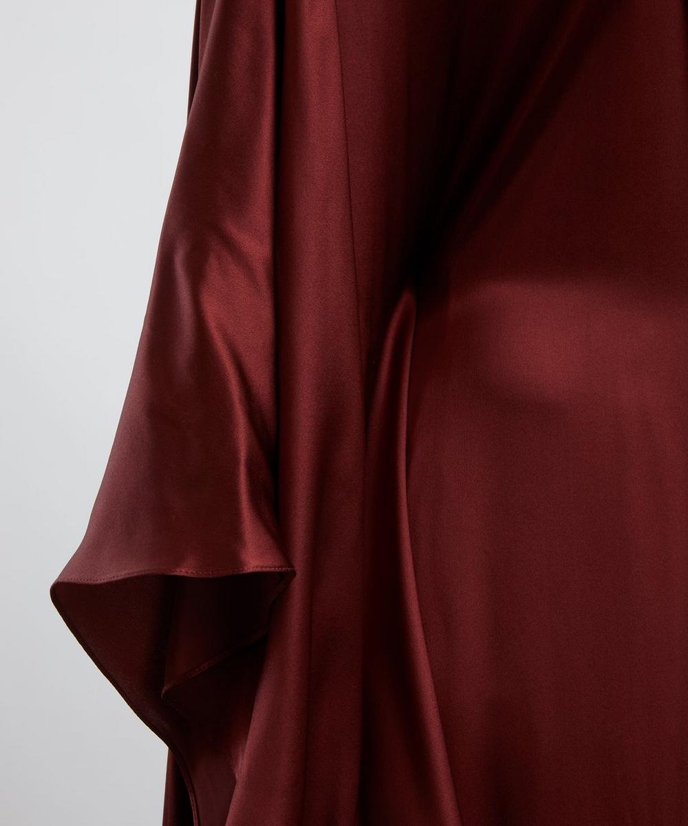 Liberty London Roksanda Hiba Chestnut Silk Dress