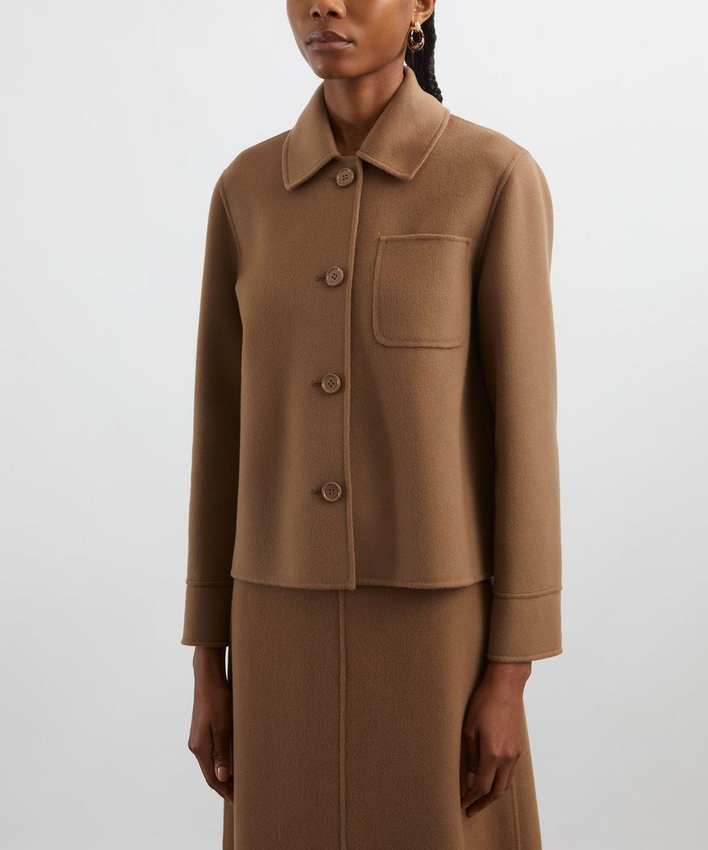 Liberty London S Max Mara Winter Wool Jacket