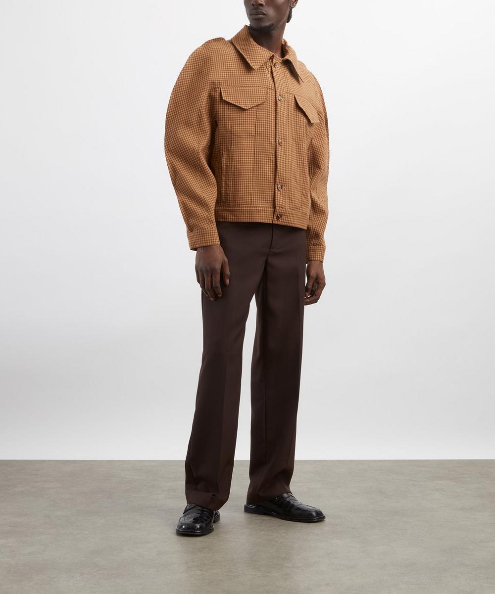 liberty london Séfr Matthieu Check Wool Jacket