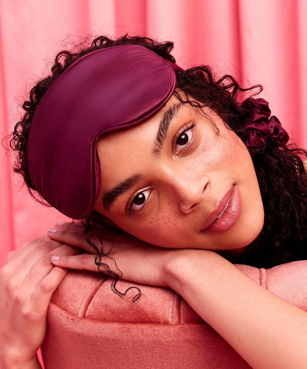Liberty London Slip Crimson Contour Sleep Mask