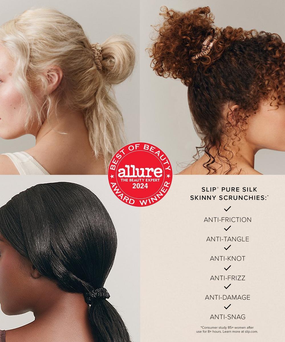 Liberty London Slip Crimson Pure Silk Hair Bow