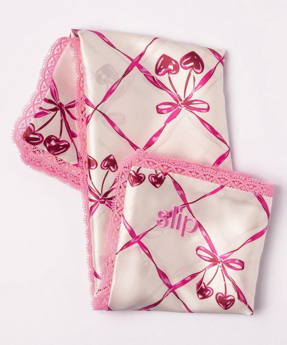 liberty london Slip Sweet Cherry Pillowcase Set