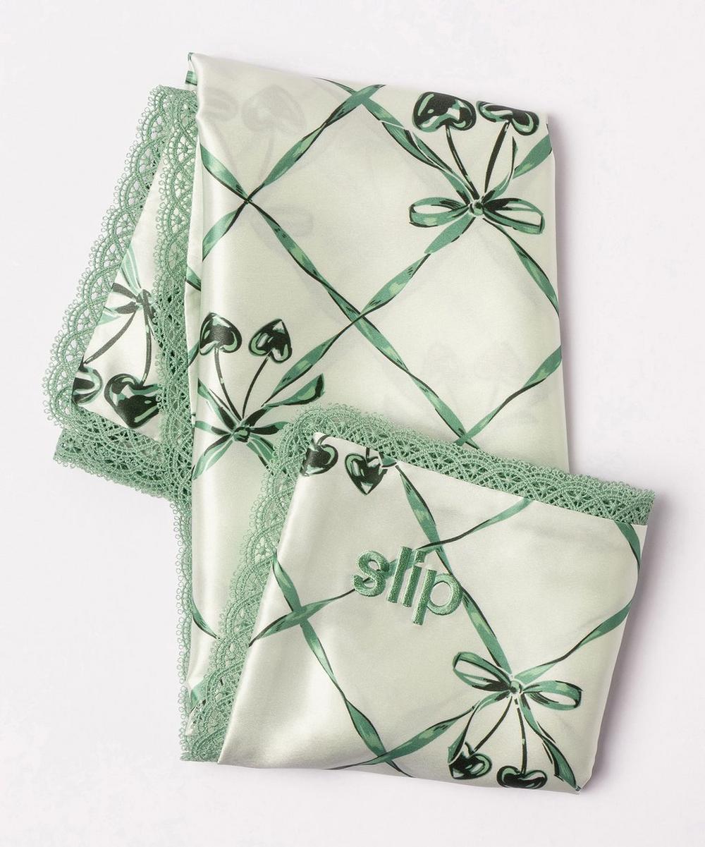 liberty london Slip Wintergreen Pillowcase Set
