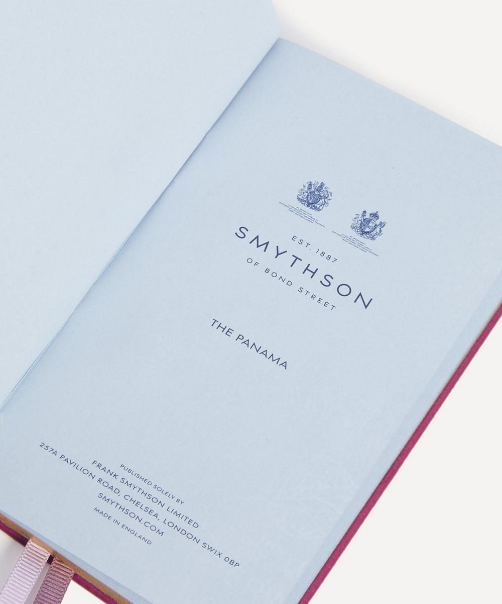 Liberty London Smythson Panama Leather Notebook