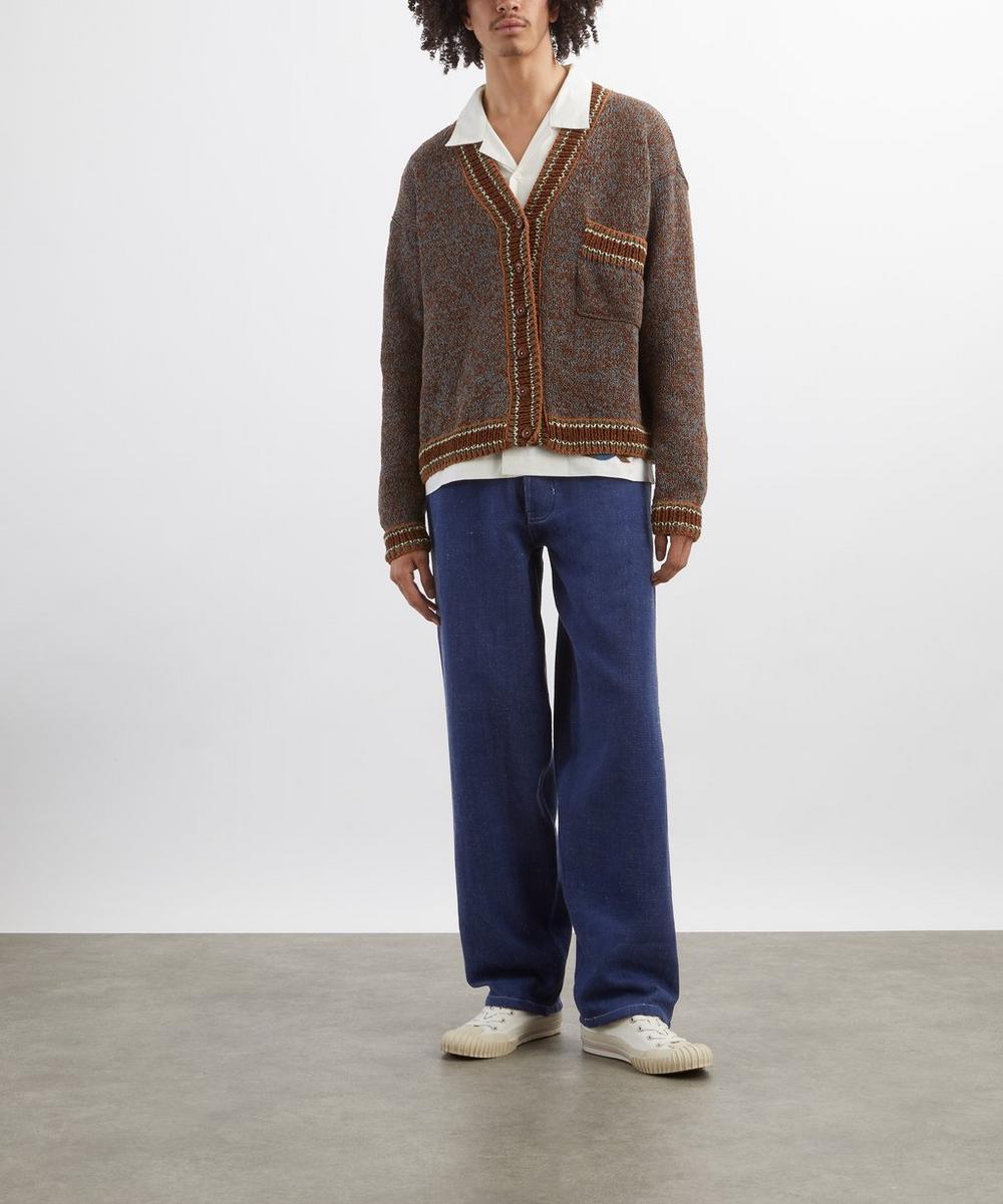 liberty london STORY mfg. Bulb Cotton-Knit Cardigan