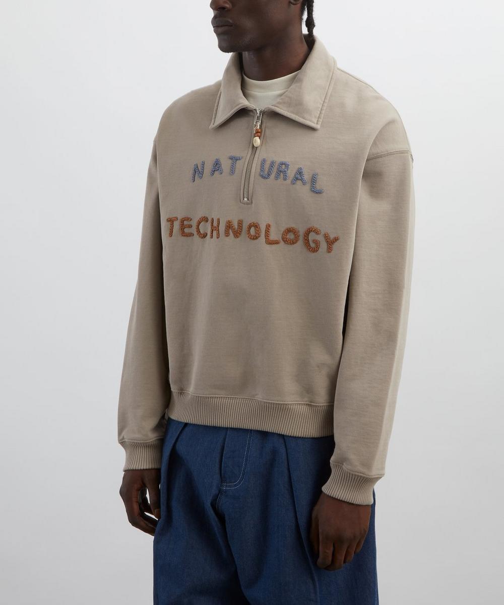 Liberty London STORY Mfg. Geo Soft Grey Pullover